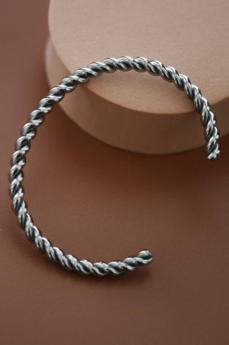 Tarnish-Resistant Waterproof Stainless Steel Cuff - 7207