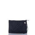 Black on Black Anchor Wristlet