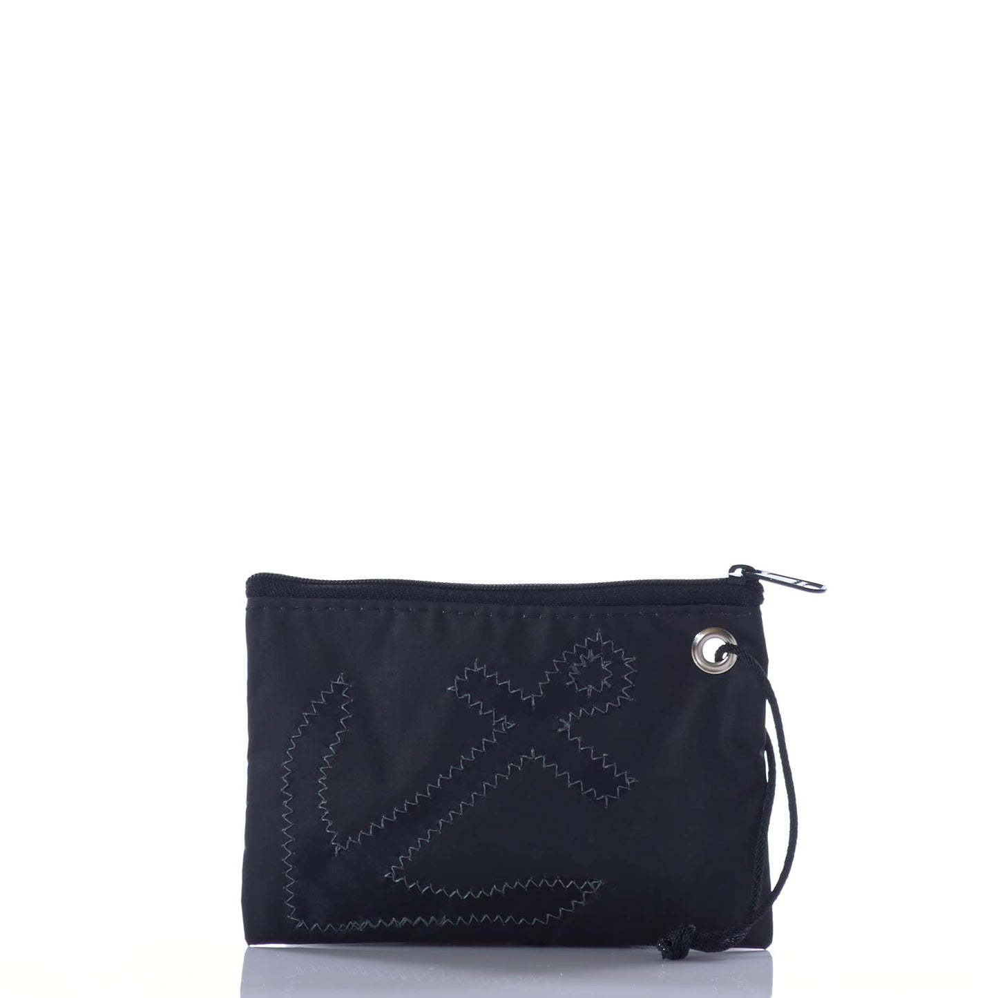 Black on Black Anchor Wristlet