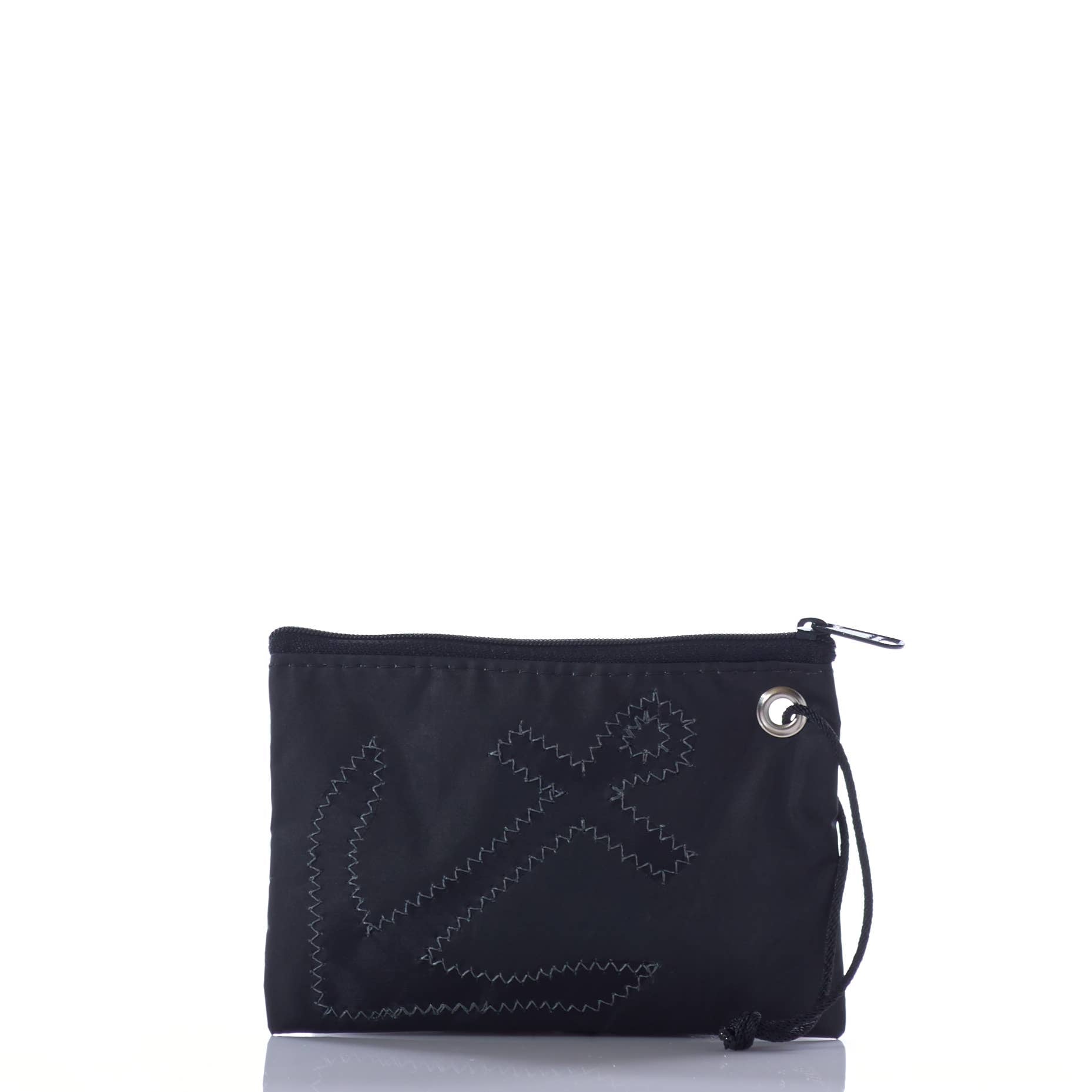 Black on Black Anchor Wristlet