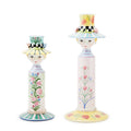 Rosy Meadow Lady Candle Holders Set of 2