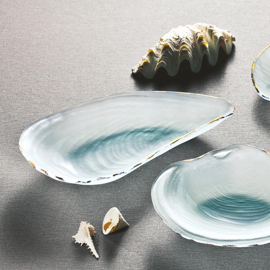 Frosted Oyster 24k Gold