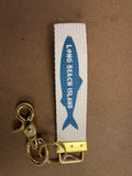 Fish Long Beach Island Keychain