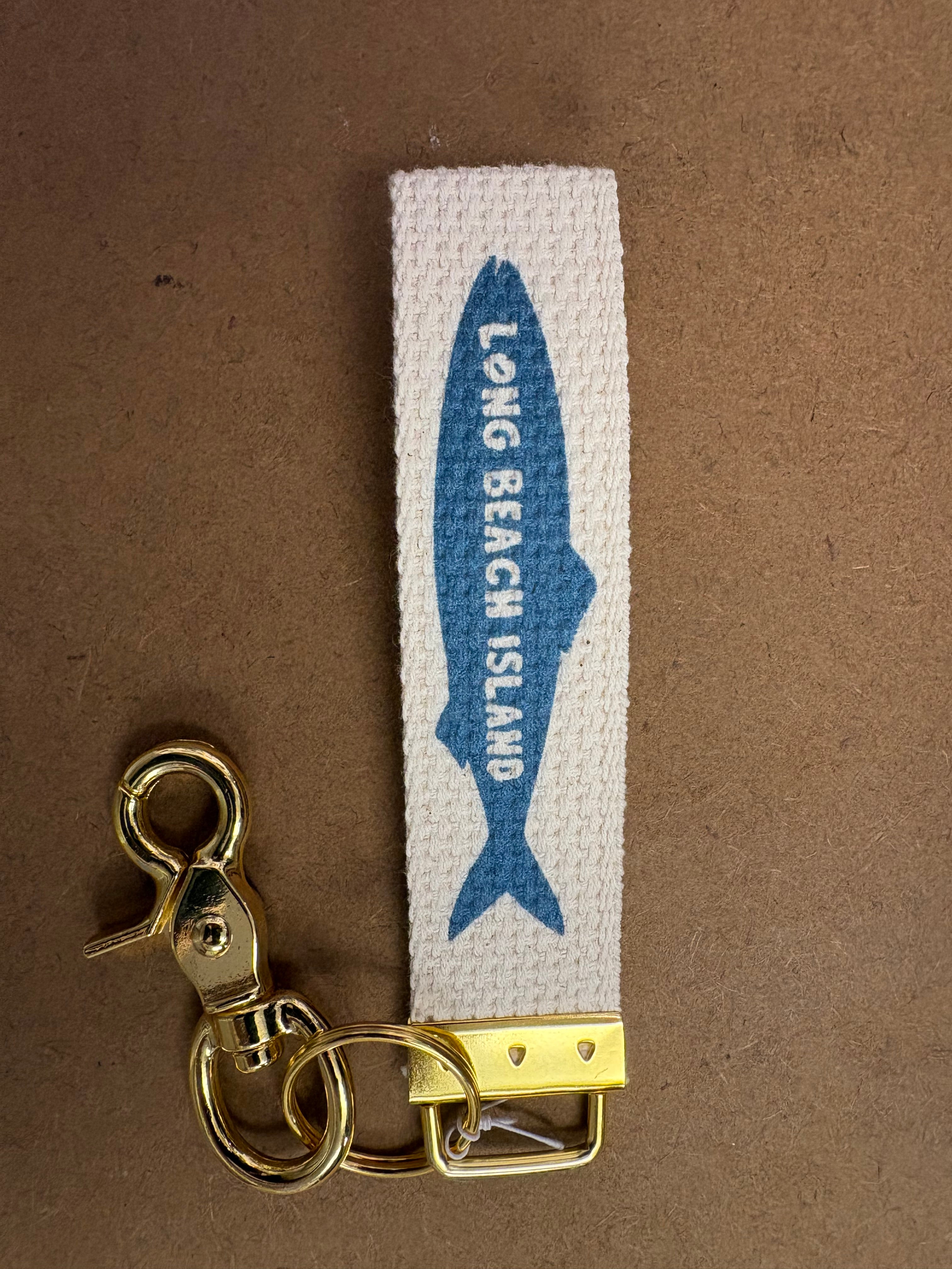 Fish Long Beach Island Keychain