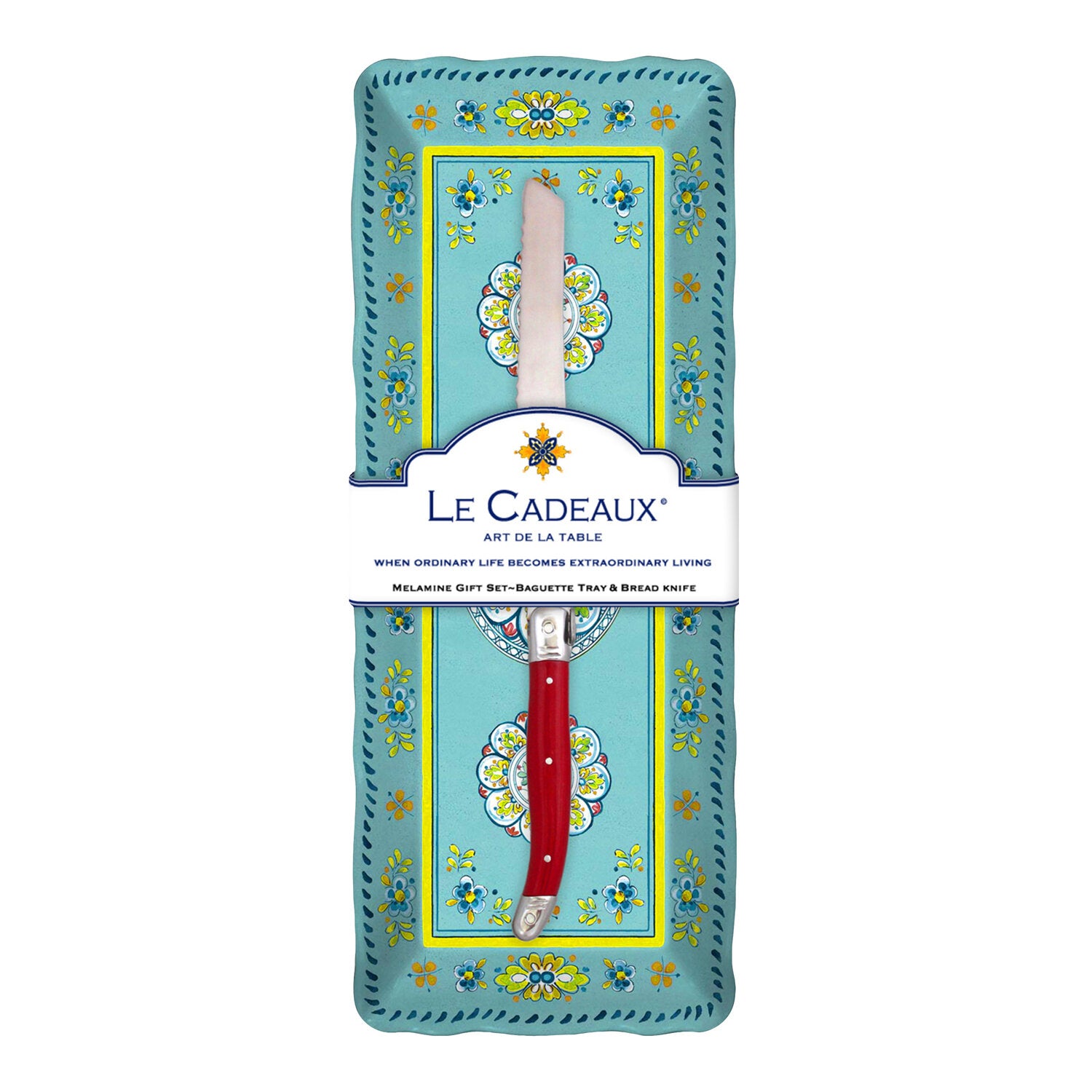 Baguette Tray with Knife Set