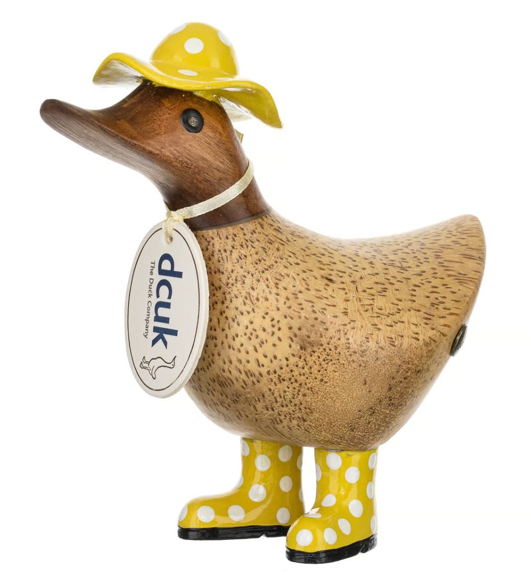 Duckys Spotty Hat & Boots