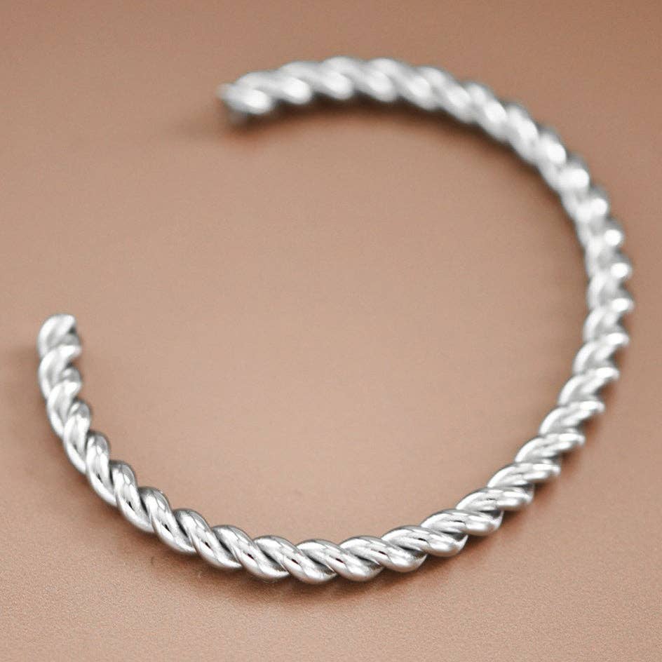 Tarnish-Resistant Waterproof Stainless Steel Cuff - 7207