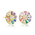 Sterling Silver Cubic Zirconia Earrings(4134)