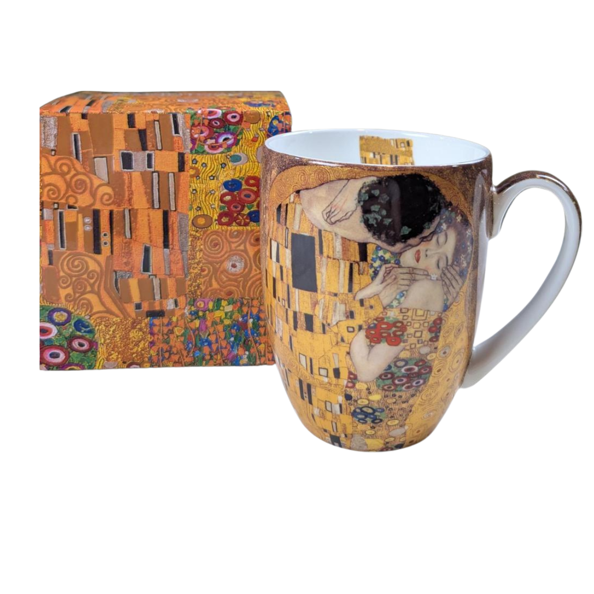 Klimt The Kiss Fine Bone China Latte Mug | Gift Boxed