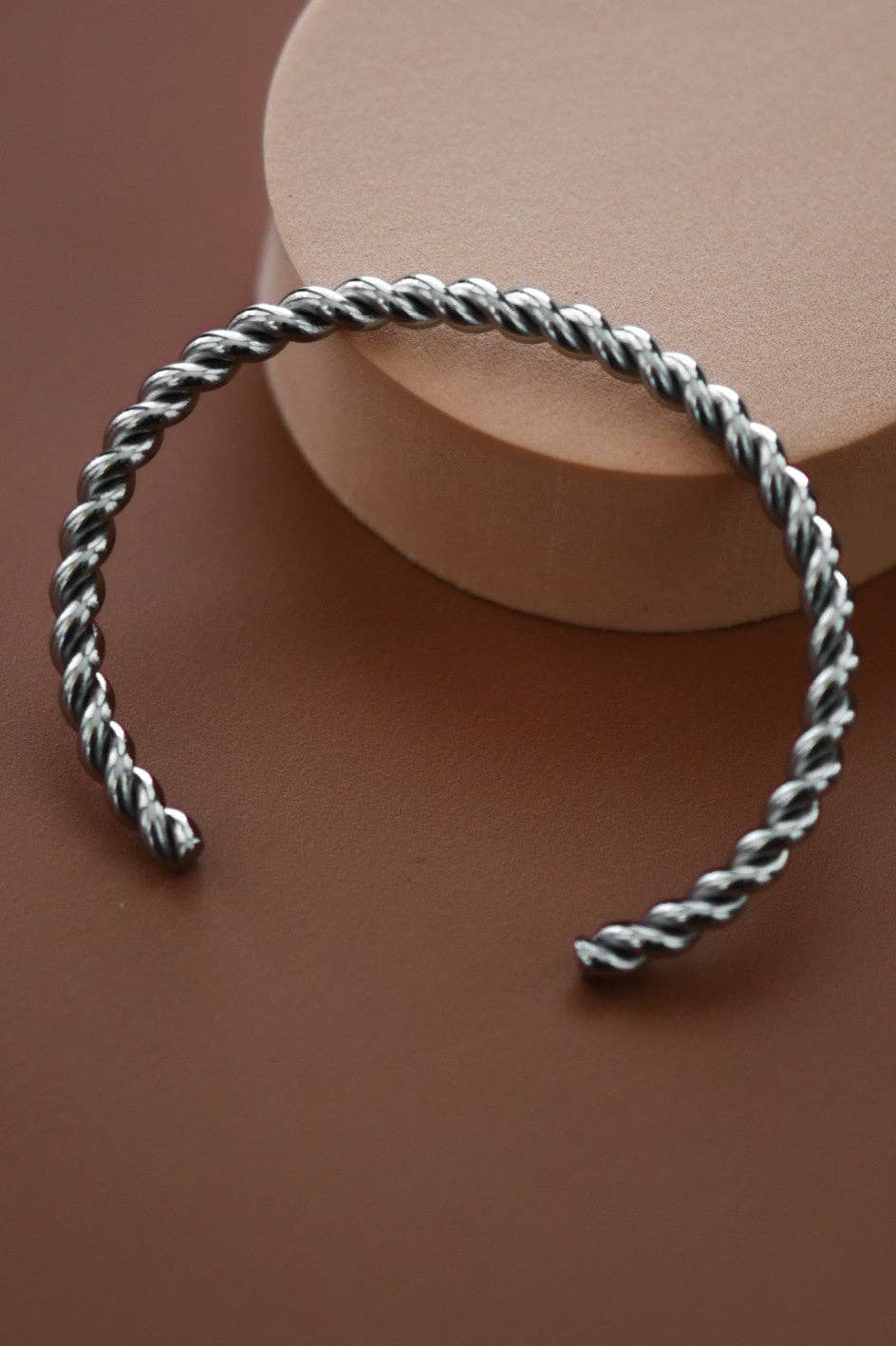 Tarnish-Resistant Waterproof Stainless Steel Cuff - 7207