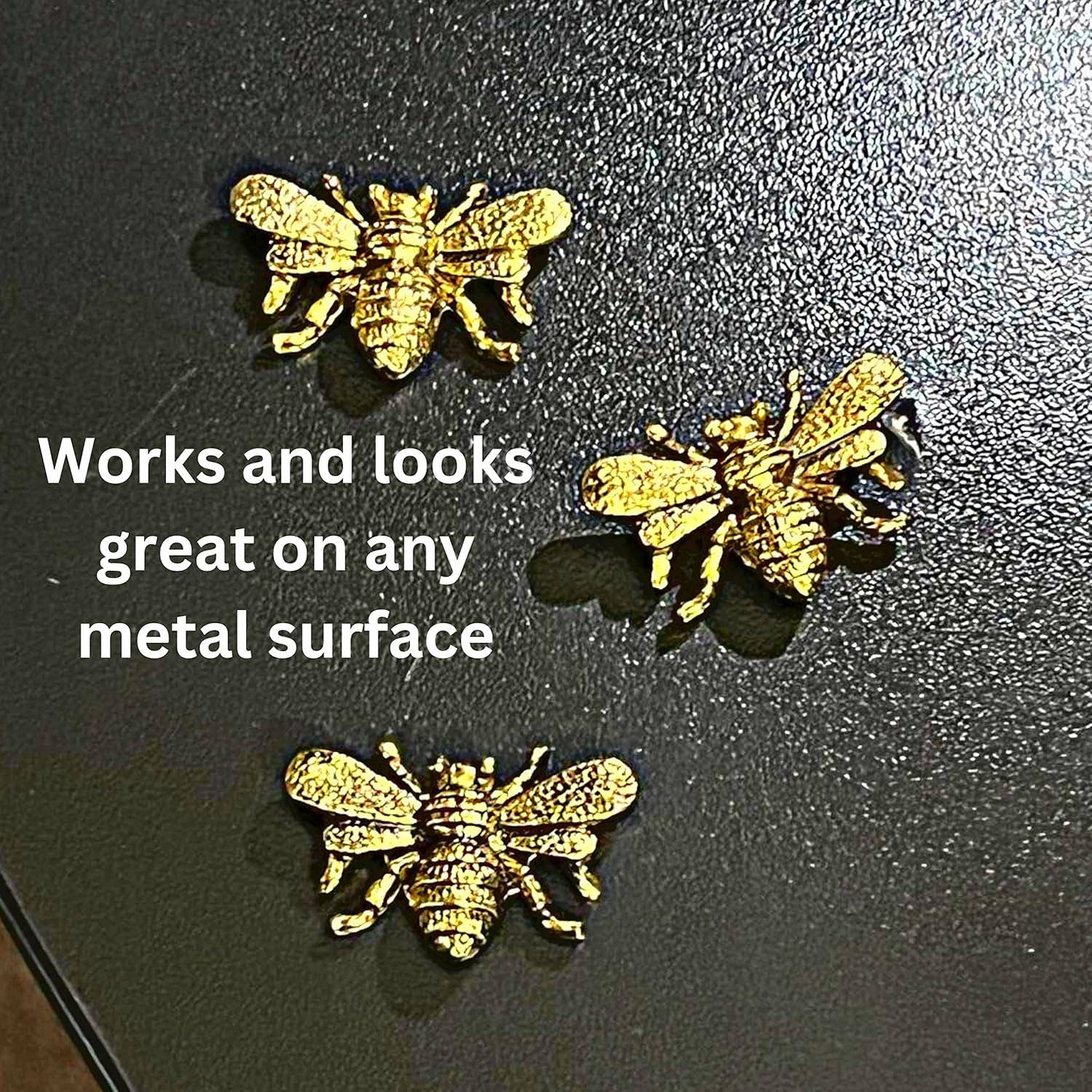 Bee Magnets Set of 6 Metal
