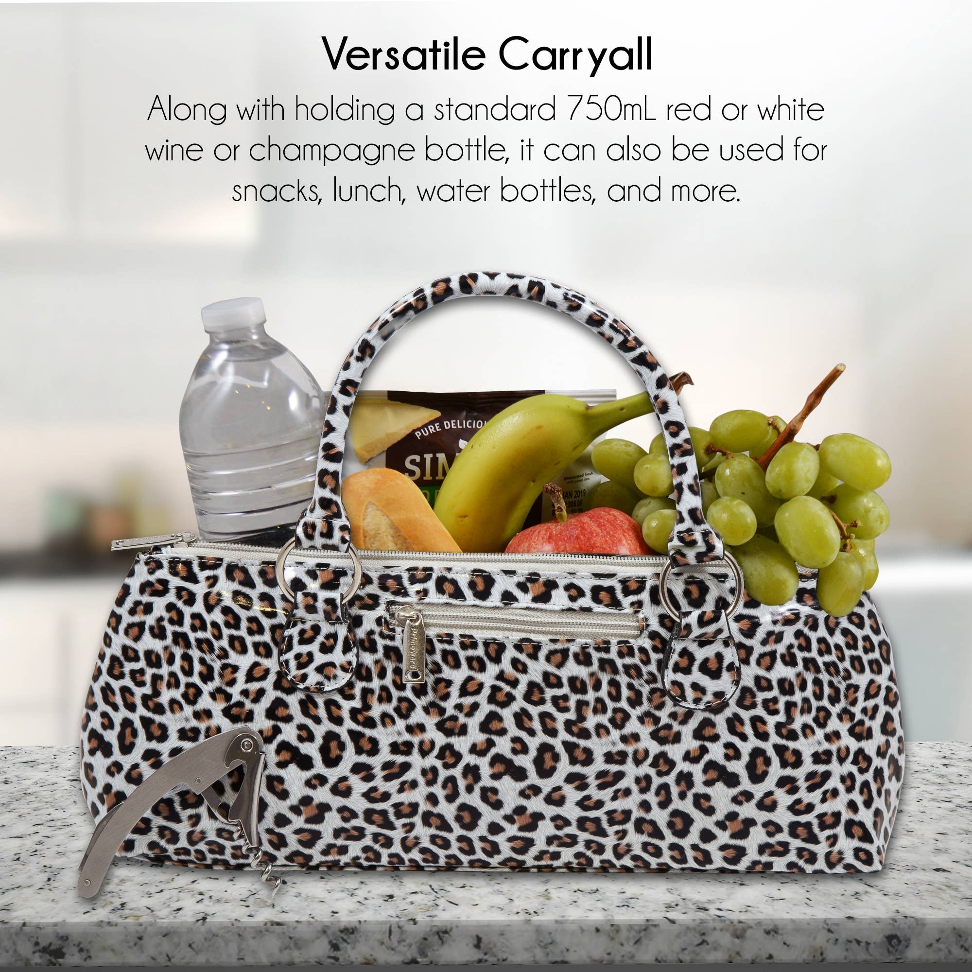 Wine Clutch | Wine Purse Safari Design