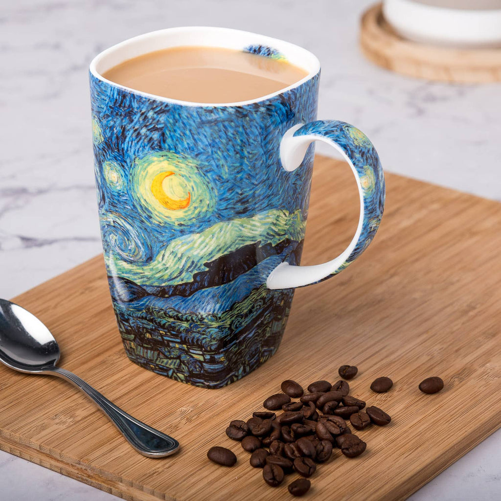 Van Gogh Starry Night Fine Bone China Grande Mug | Gift Box