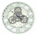 Sterling Check Farmhouse Wall Clock - Small