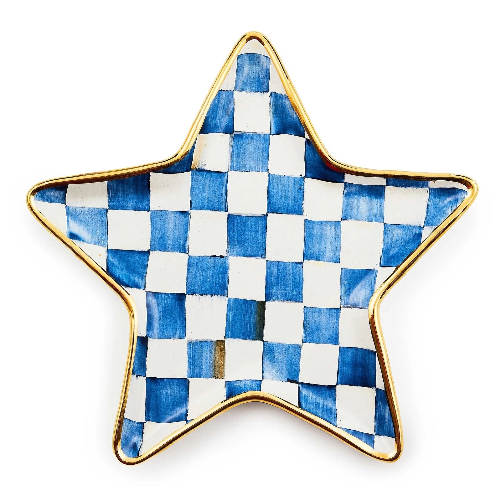 Royal Check Star Dish