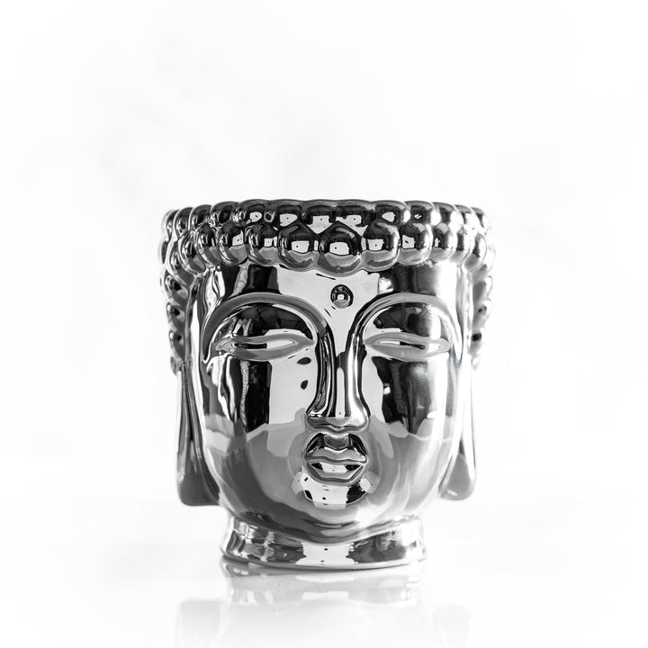 Silver Budha Candle